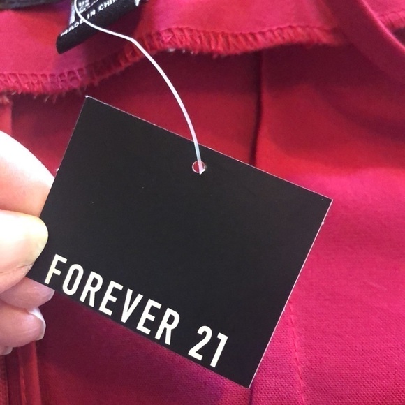 Forever 21 Spaghetti Strap Faux Wrap Waisted Dress with Sheered Bow Belt Size S - Picture 9 of 10